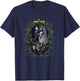 Corpse Bride The Groom & The Bride Scary Frame Portrait T-Shirt - T-Shirt | Navy