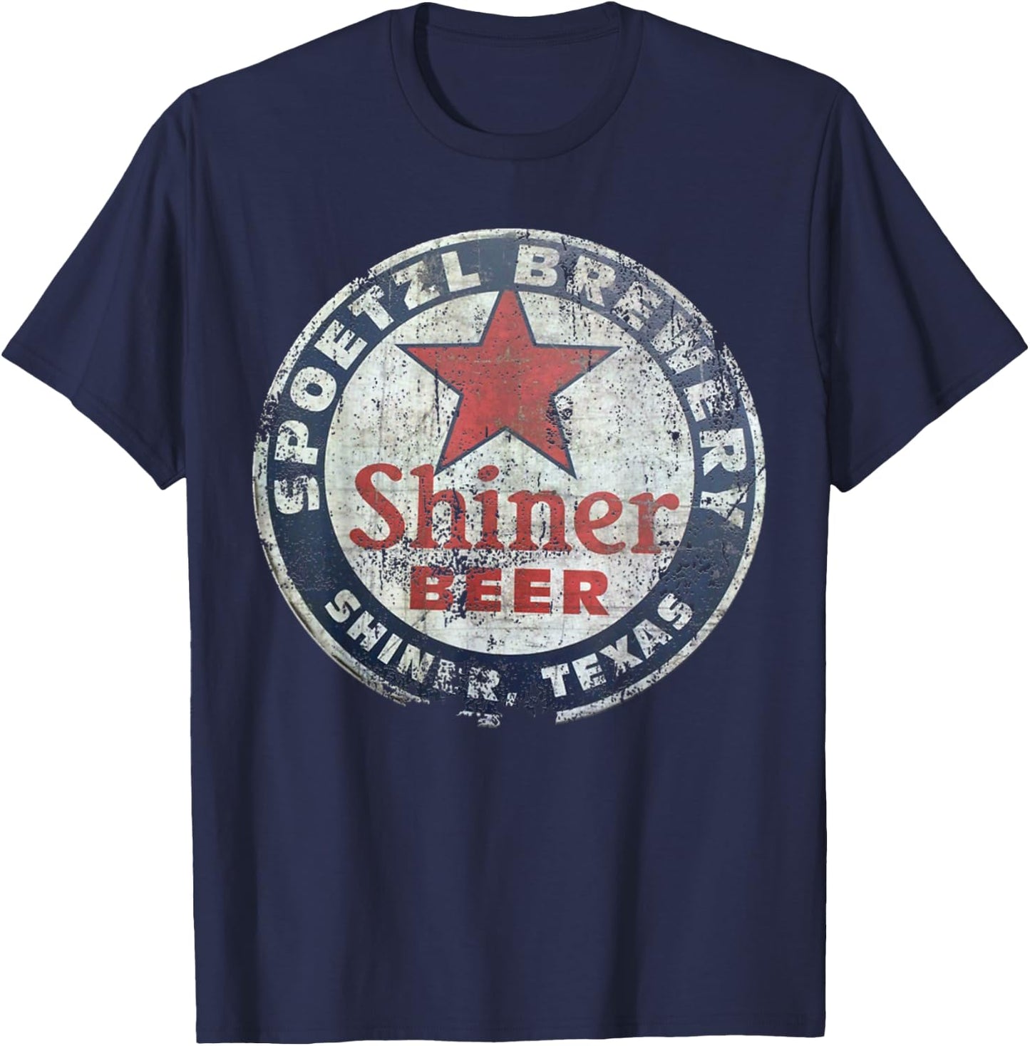 Shiner Beer T-Shirt - T-Shirt | Navy