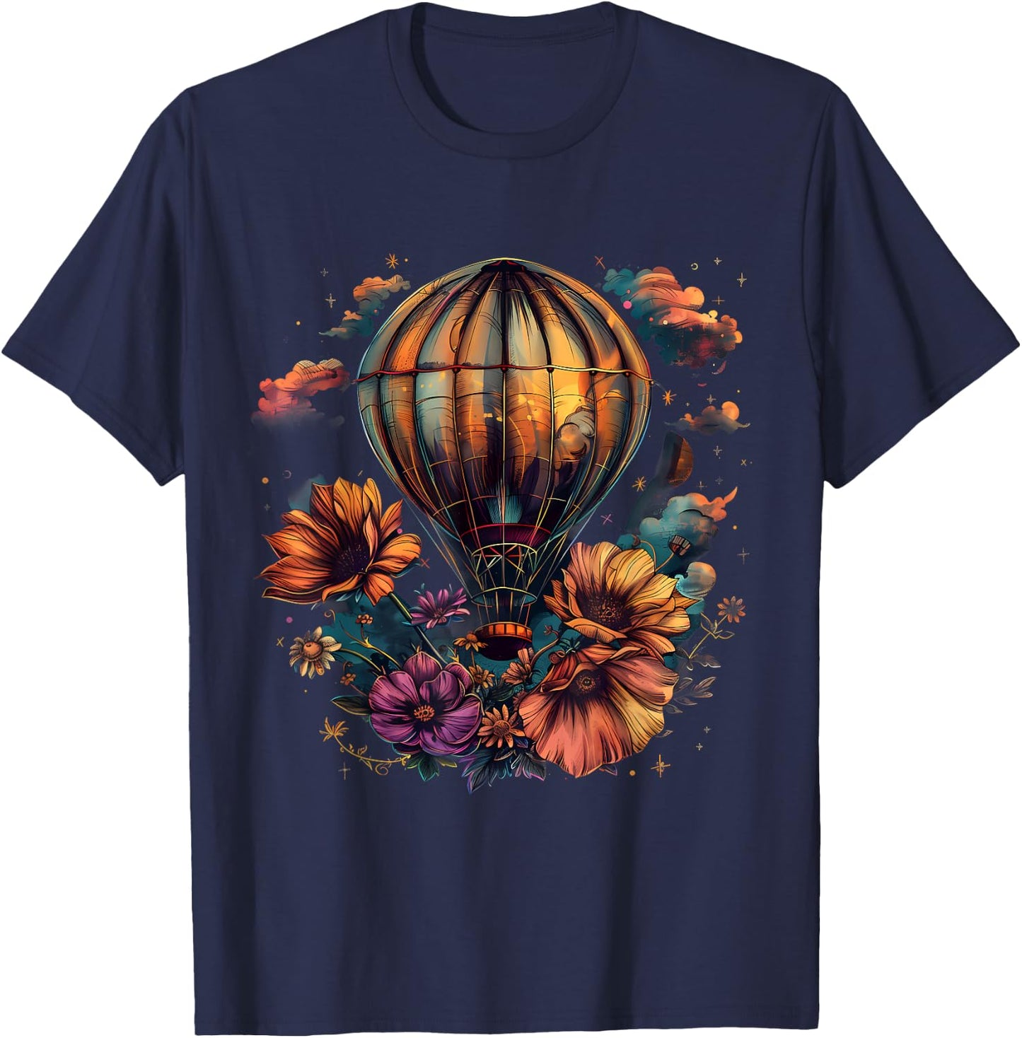 Hot Air Balloon Ride Festival Hot Air Ballooning T-Shirt - T-Shirt | Navy