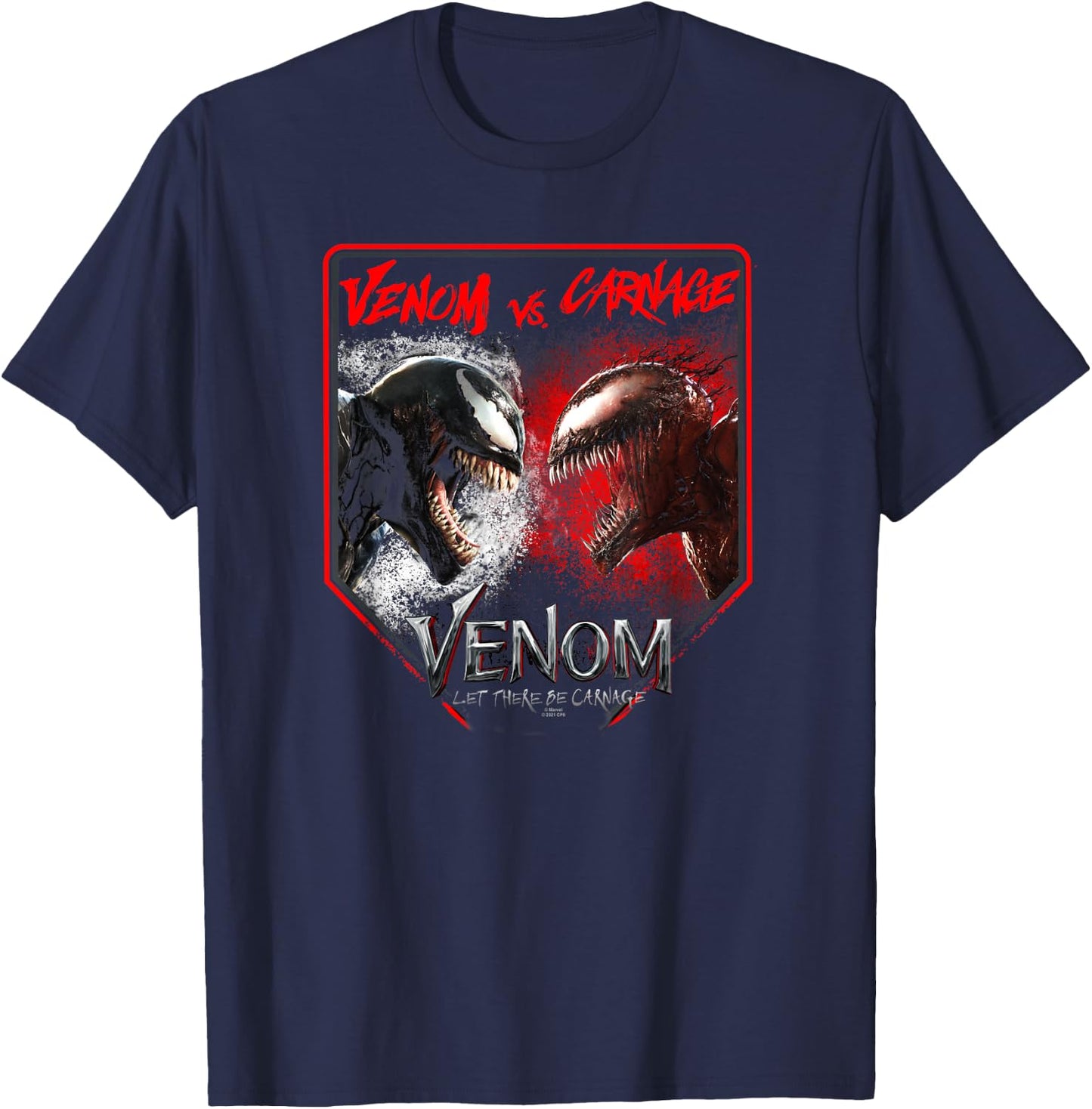 Marvel Venom: Battle for Domination Small T-Shirt - T-Shirt | Navy