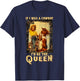 Western Texas Cowgirl If I Was A Cowboy I'd Be The Queen T-Shirt - T-Shirt | Navy