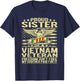Freedom Isn't Free - Proud Sister Of A Vietnam Veteran Gift T-Shirt - T-Shirt | Navy