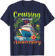 Couple Matching Cruising Into Our 45th Anniversary Cruise T-Shirt - T-Shirt | Navy