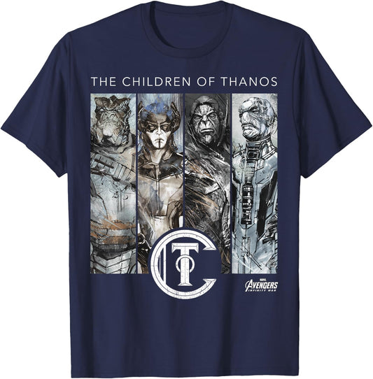 Marvel Infinity War Children of Thanos Graphic T-Shirt - T-Shirt | Navy
