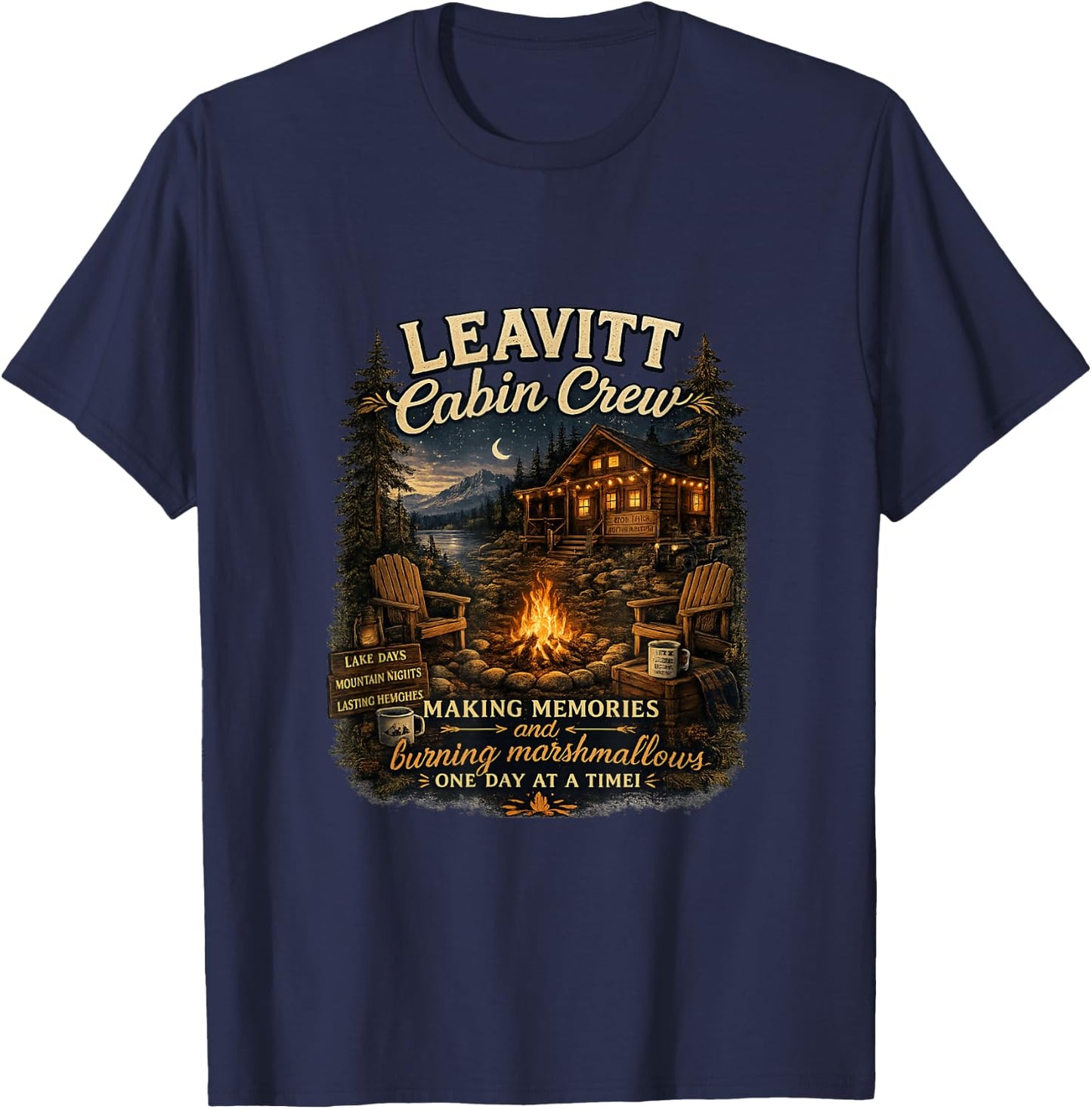 Leavitt Cabin Crew T-Shirt - T-Shirt | Navy