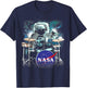 NASA Astronaut Drum Solo In Space T-Shirt - T-Shirt | Navy