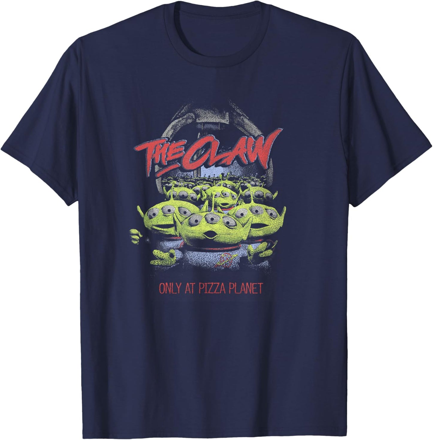 Disney Toy Story Aliens The Claw Only At Pizza Planet Poster T-Shirt - T-Shirt | Navy