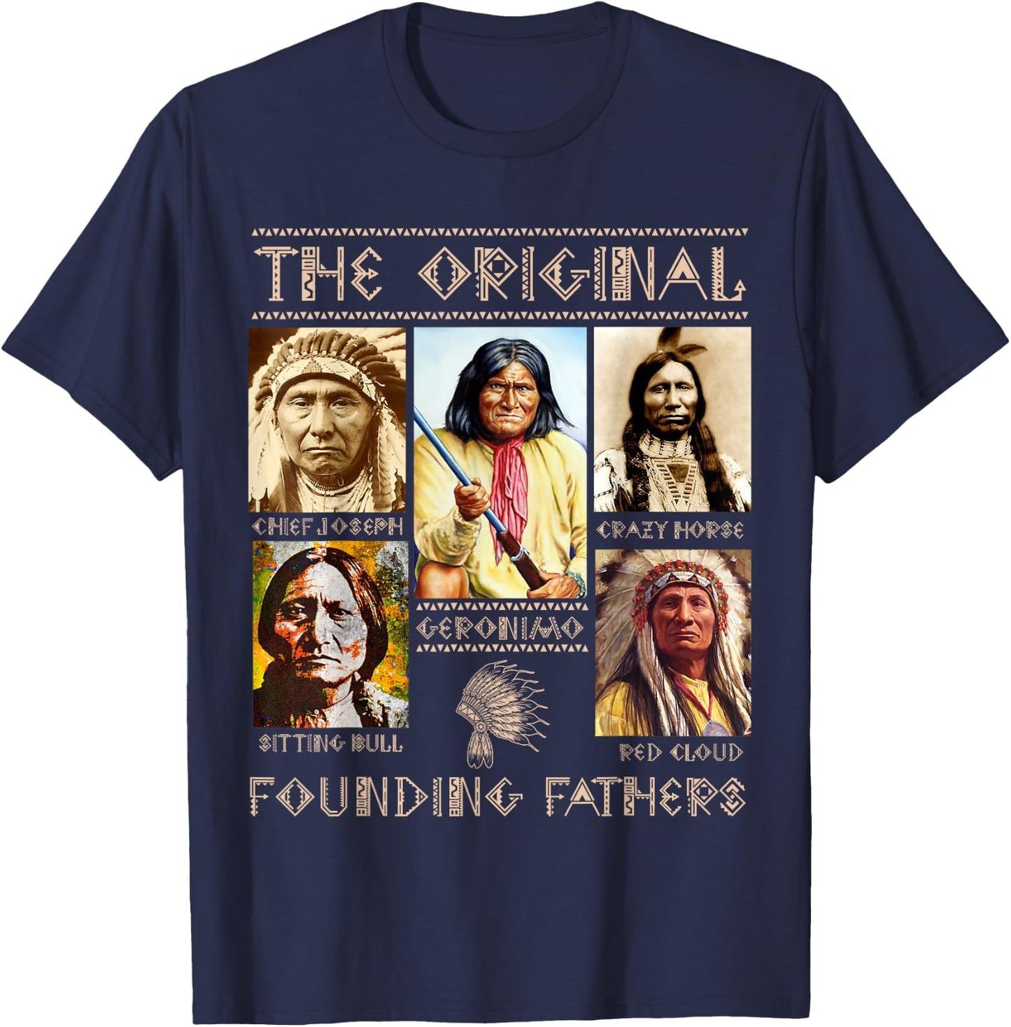 The Original Founding Fathers T-Shirt - T-Shirt | Navy