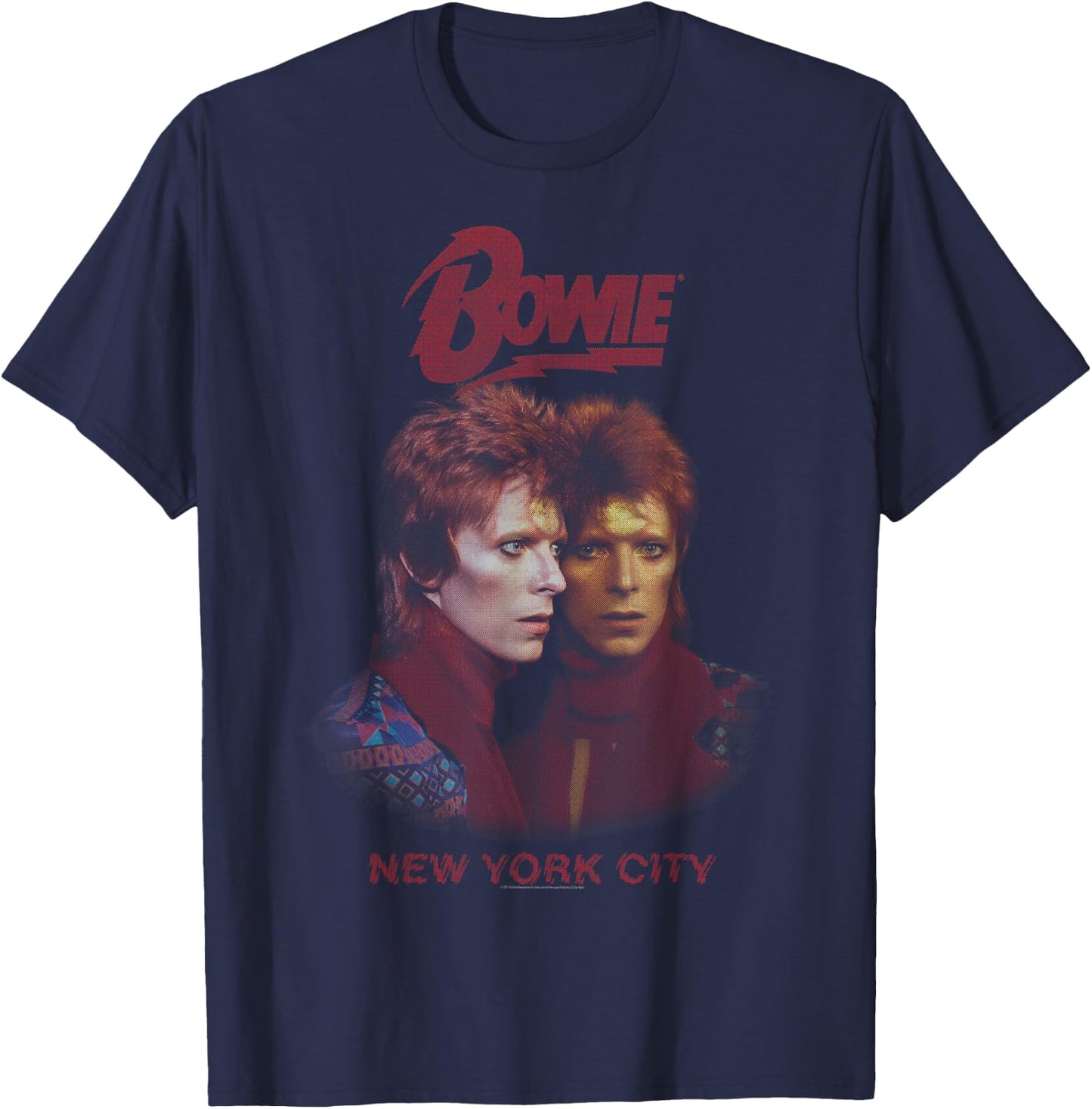 David Bowie - New York City Tour T-Shirt - T-Shirt | Navy