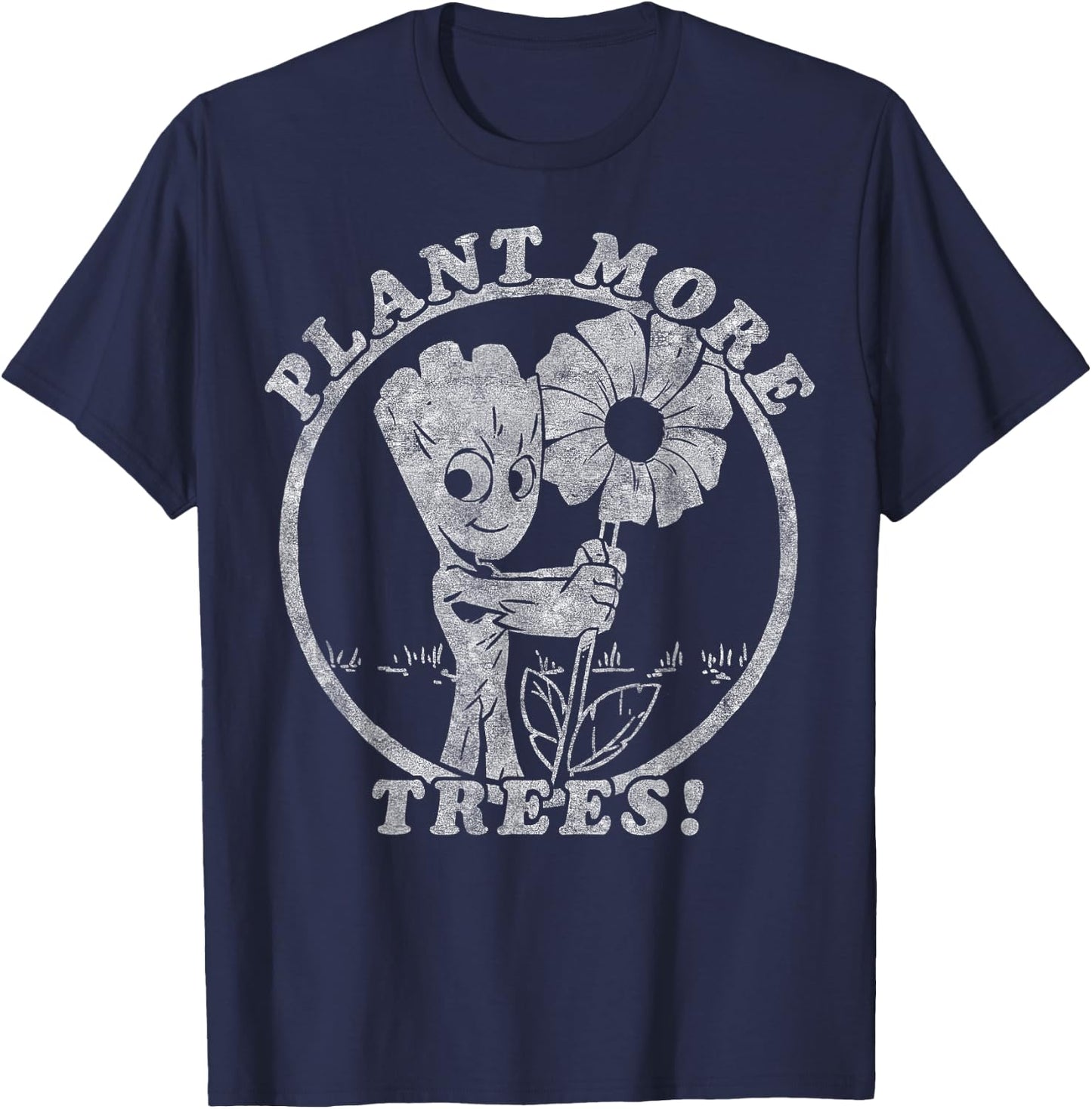 Marvel Guardians Of The Galaxy Groot Plant More Trees T-Shirt - T-Shirt | Navy