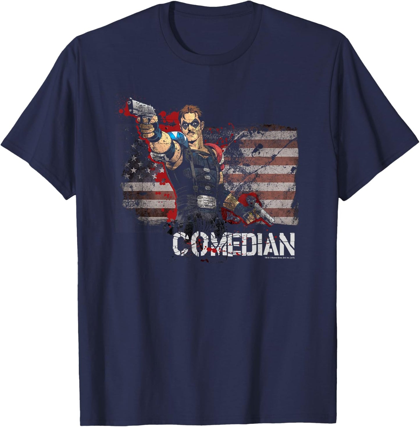 Watchmen Comedian T-Shirt - T-Shirt | Navy
