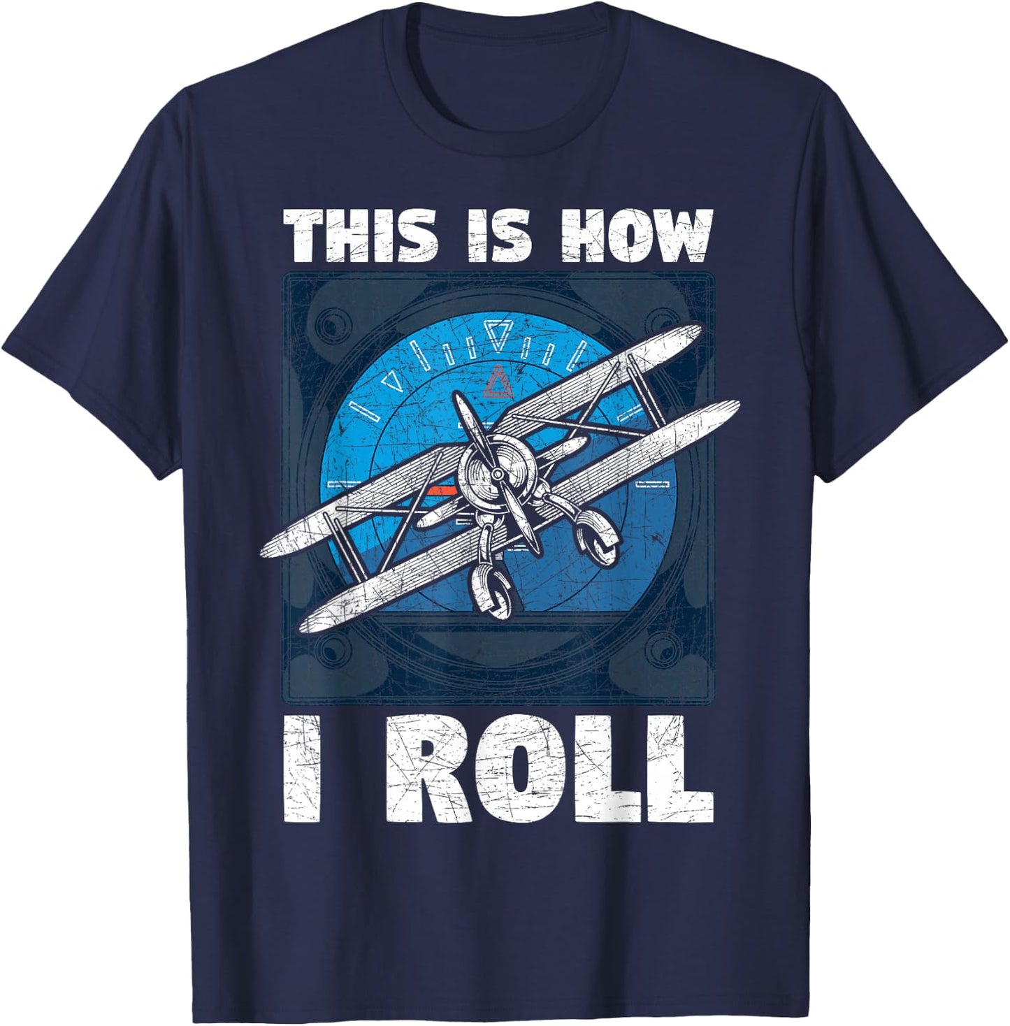 So bin ich nun mal Funny Aeroplane Gift Pilot T-Shirt - T-Shirt | Navy