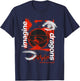 Official Imagine Dragons Handshake Black T-Shirt - T-Shirt | Navy
