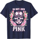 Sugar Skull Shirt In October We Wear Pink Breast Cancer T-Shirt - T-Shirt | Navy
