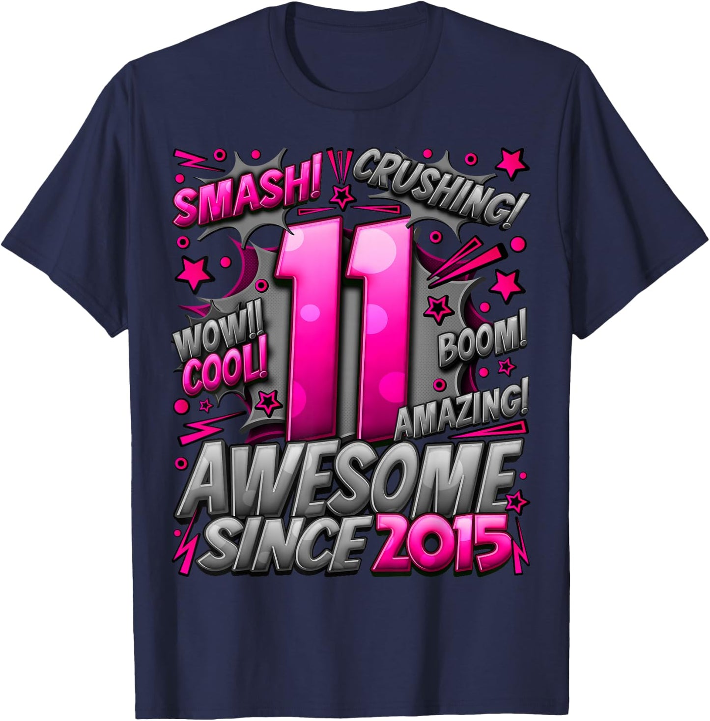 11 Year Old Gifts for Boys 11th Birthday Boy 11 Year Old Boy T-Shirt - T-Shirt | Navy