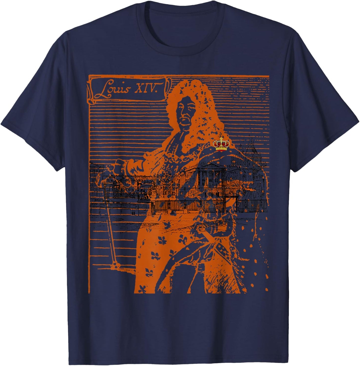 Louis XIV 14 1 T-Shirt - T-Shirt | Navy