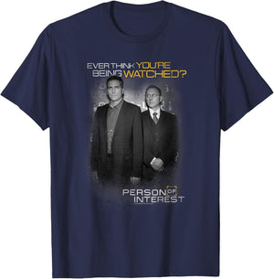 Person of Interest Watched T-Shirt - T-Shirt | Navy