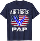 United States Flag American Air Force Pap Veteran Day T-Shirt - T-Shirt | Navy
