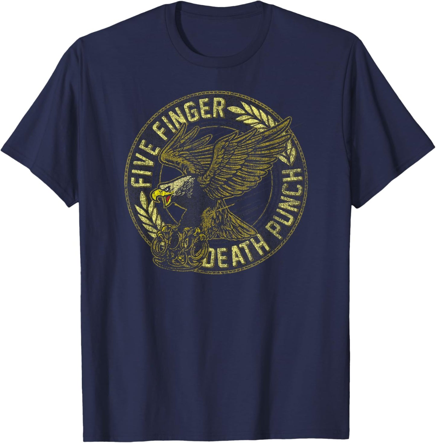 5FDP Eagle Black and Gold T-Shirt - T-Shirt | Navy