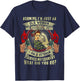 Assuming I'm Just An Old Woman Veteran Woman Quote Vintage T-Shirt - T-Shirt | Navy