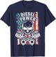 Truck And Car Mechanic USA Flag T-Shirt - T-Shirt | Navy