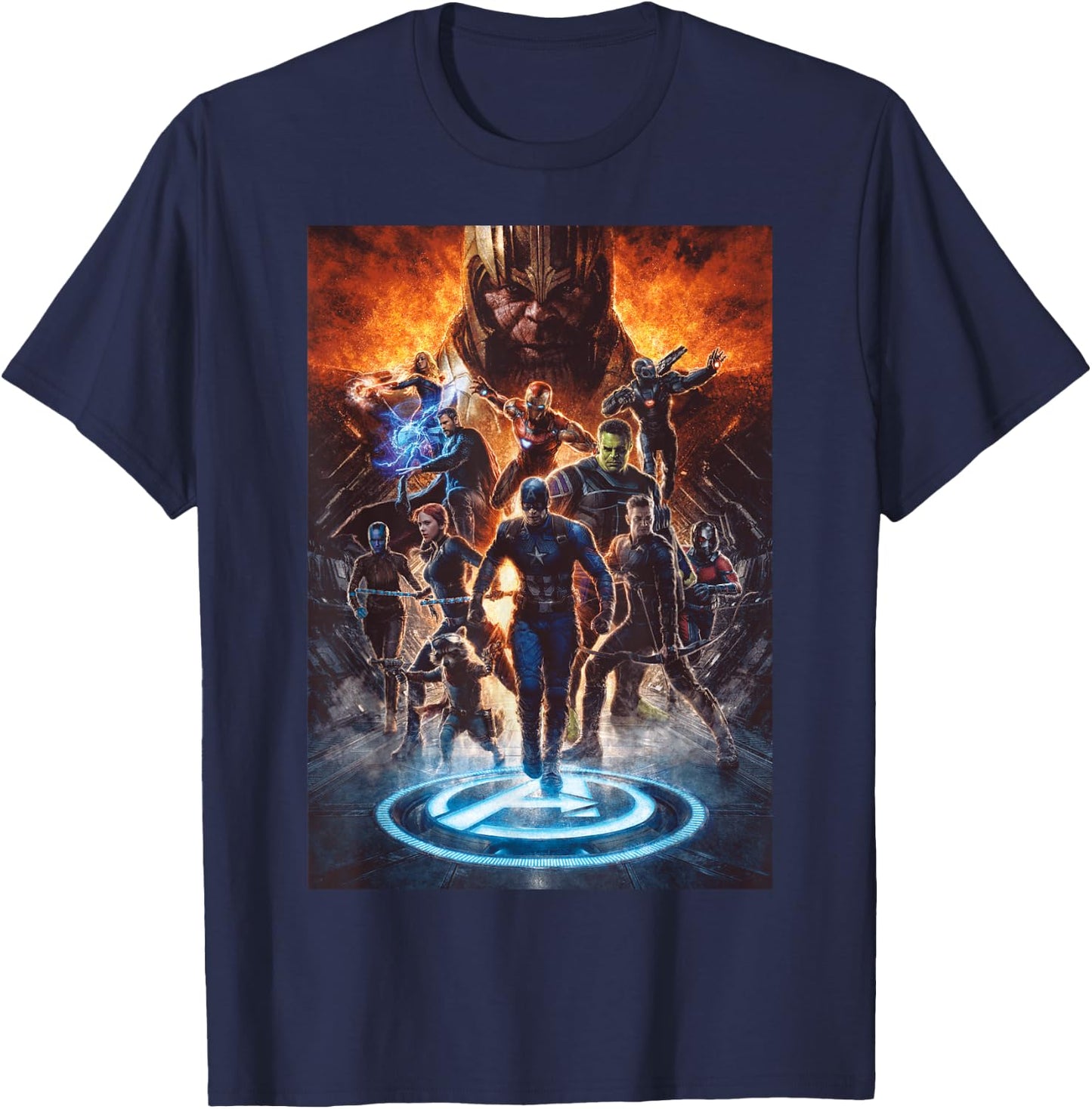Marvel Avengers: Endgame Earth's Mightiest Heroes Short Sleeve T-Shirt - T-Shirt | Navy
