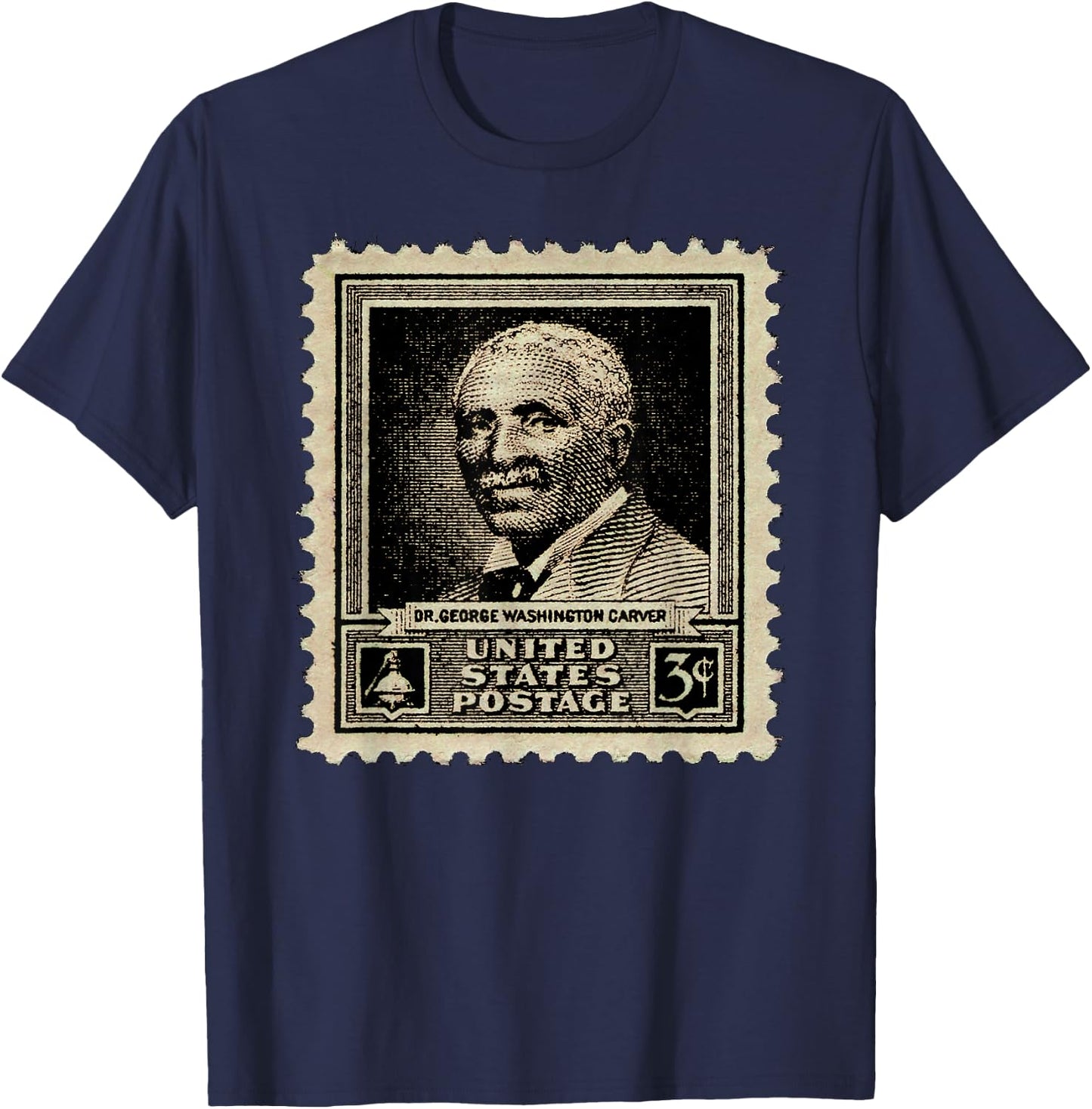 Famous African American Inventor Scientist Black History T-Shirt - T-Shirt | Navy