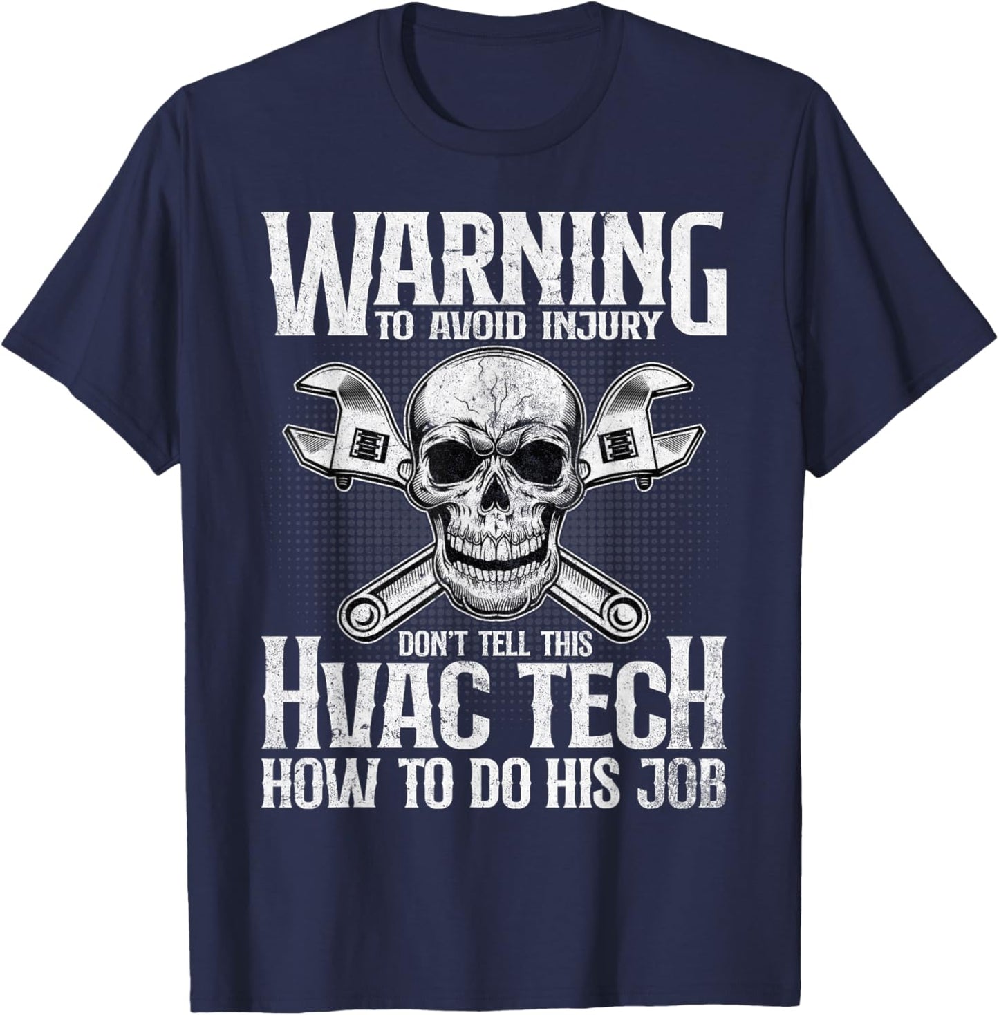 HVAC Technician Funny Cool Tech Novelty Gifts Men T-Shirt - T-Shirt | Navy