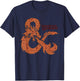 Dungeons & Dragons Ampersand Logo of Dice T-Shirt - T-Shirt | Navy
