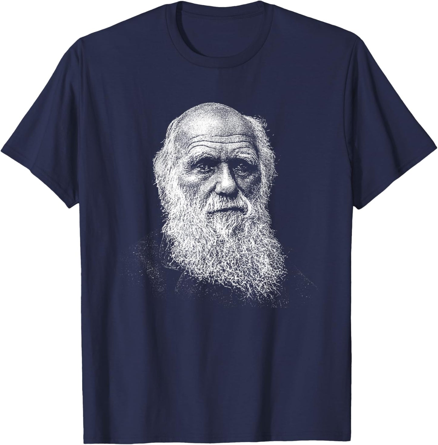 Charles Darwin portrait T-Shirt - T-Shirt | Navy