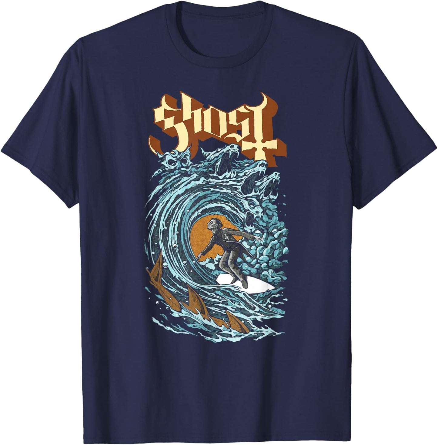 Ghost - Evil Surfer T-Shirt - T-Shirt | Navy