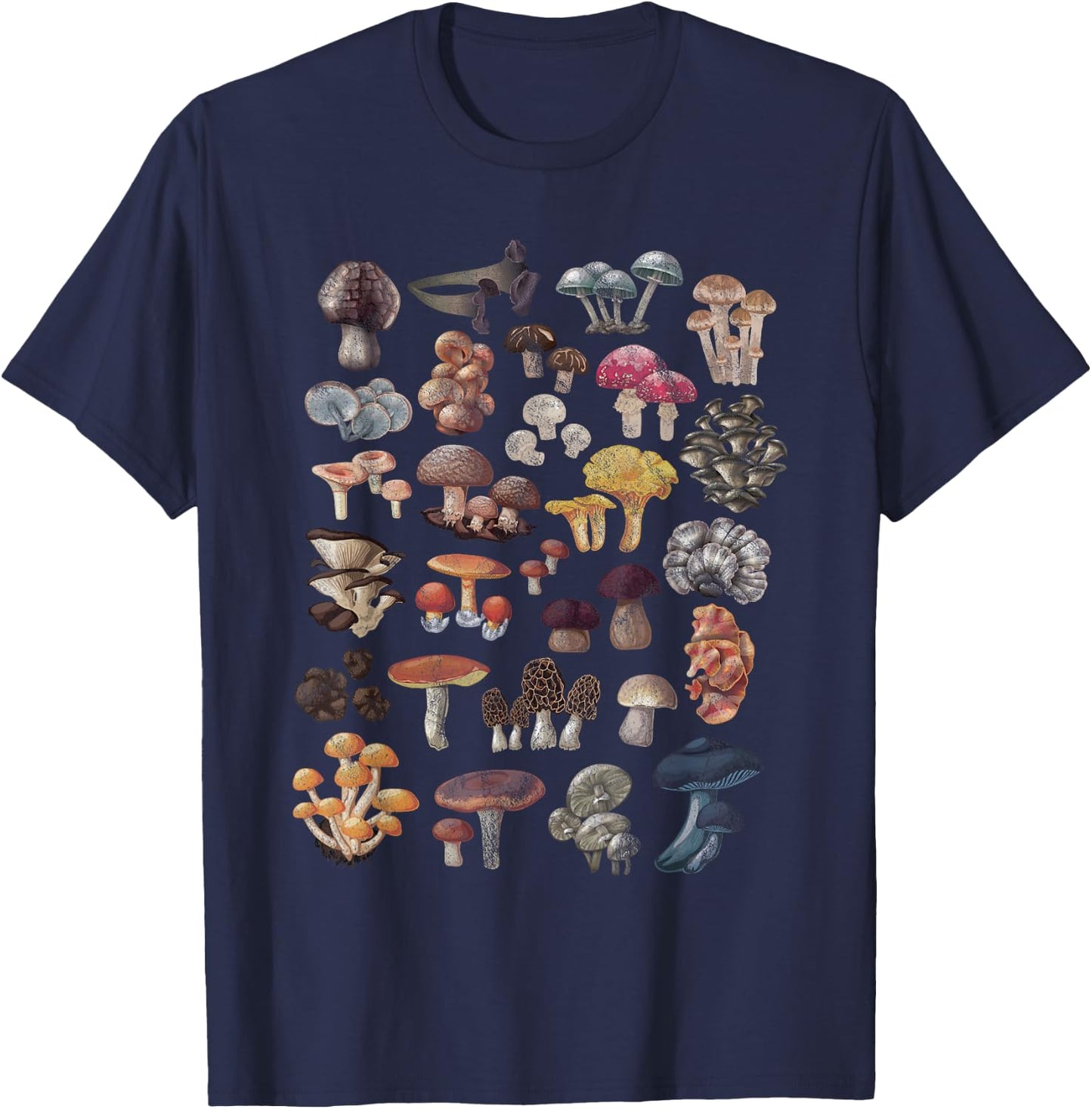 Mushroom Season Mycology Fungi Foraging Mushroom Lover T-Shirt - T-Shirt | Navy