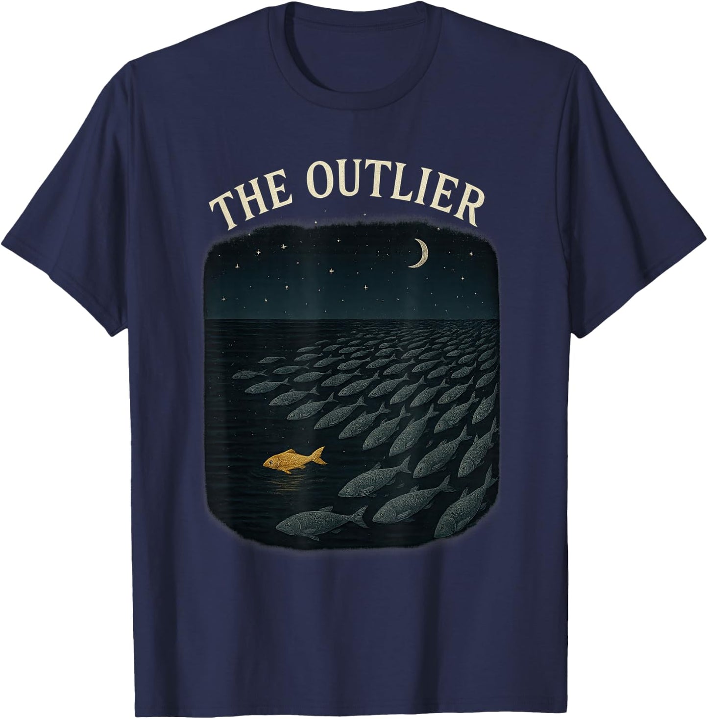 The Outlier T-Shirt - T-Shirt | Navy