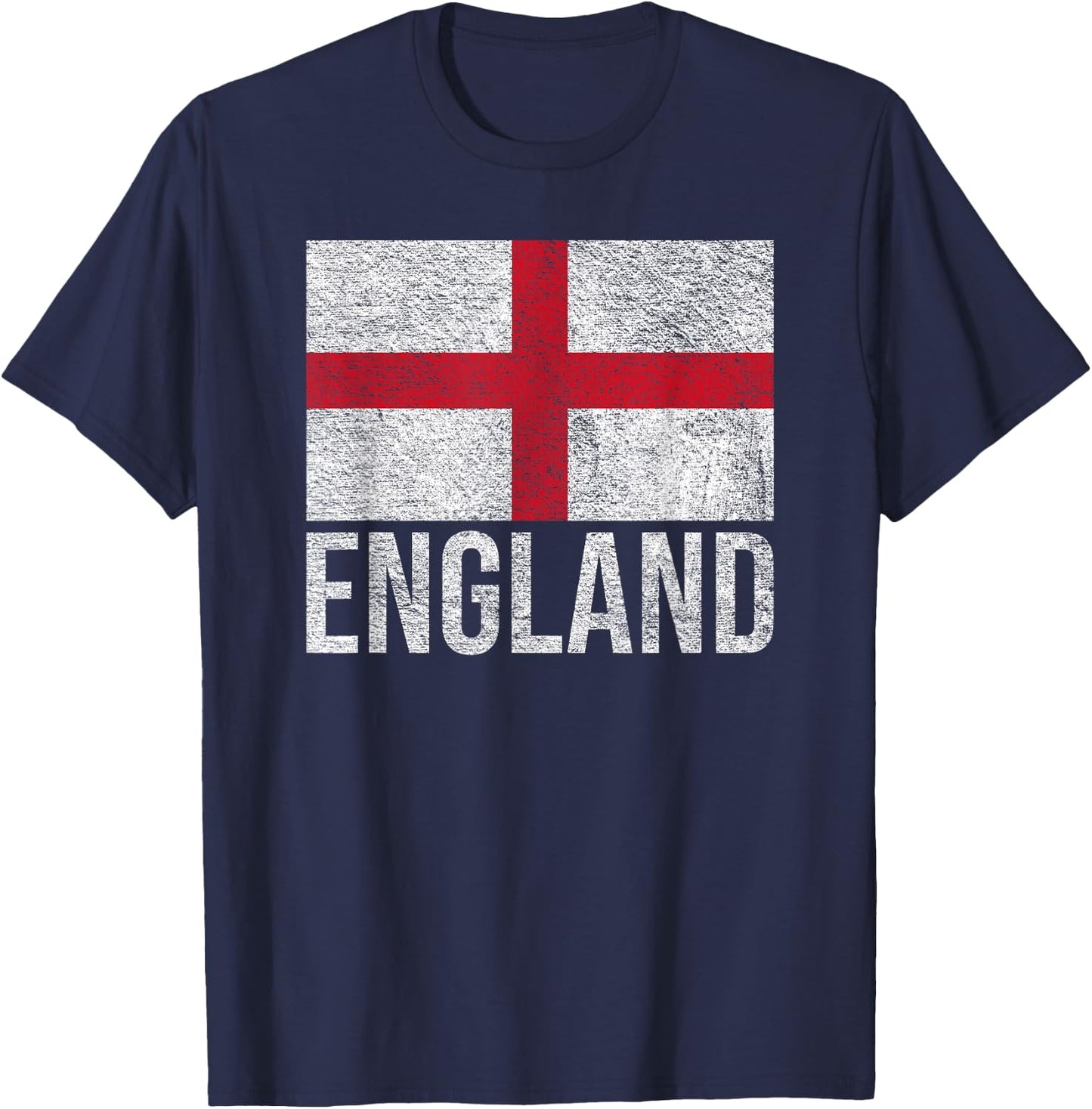 England St Georges Cross Flag T-Shirt - T-Shirt | Navy