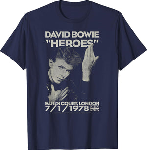 David Bowie - Earl's Court T-Shirt - T-Shirt | Navy