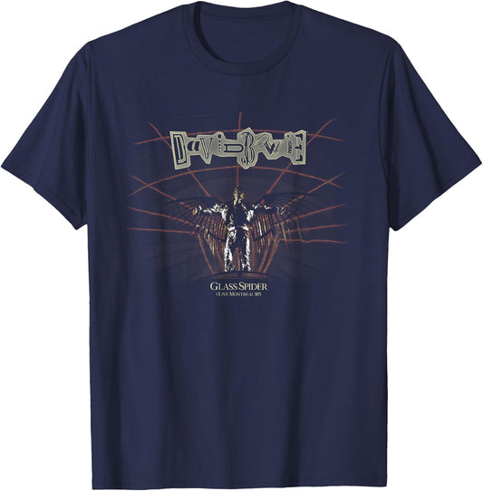 David Bowie - Glass Spider Tour T-Shirt - T-Shirt | Navy