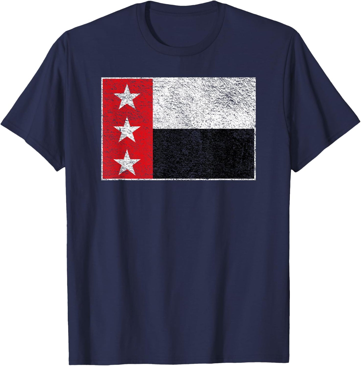 Laredo Texas Flag T-Shirt - T-Shirt | Navy