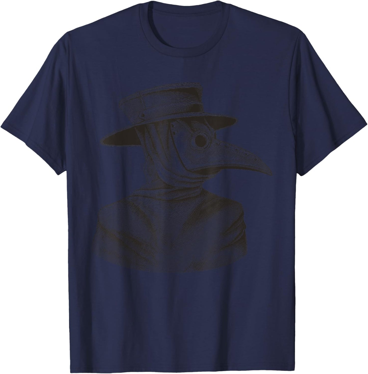 Steampunk Pestilence Occult Goth Gothic T-Shirt - T-Shirt | Navy