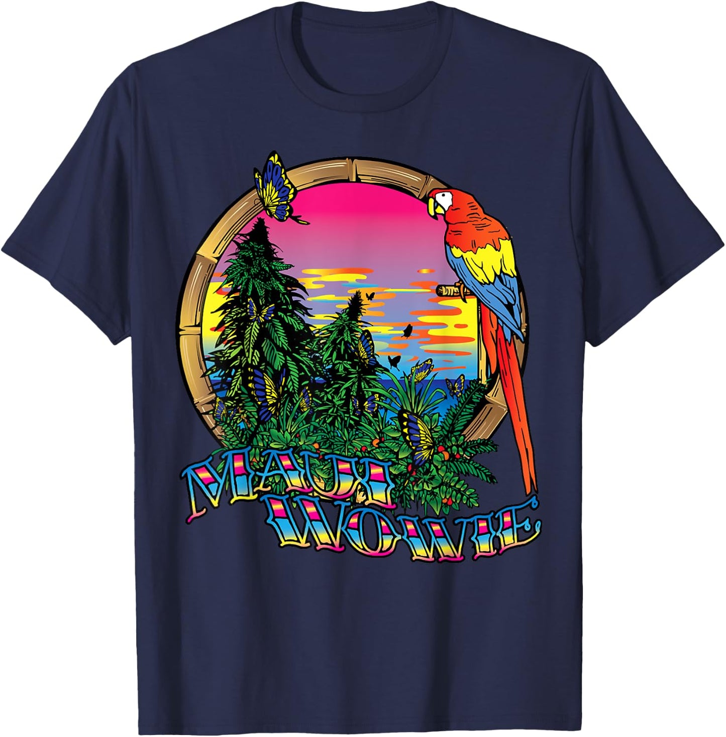 Maui Wowie Cannabis Strain , Maui Wowie, Summer Costume T-Shirt - T-Shirt | Navy