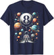 Eight 8 Year Old Astronauts 8th Birthday Boys Space Geeks T-Shirt - T-Shirt | Navy