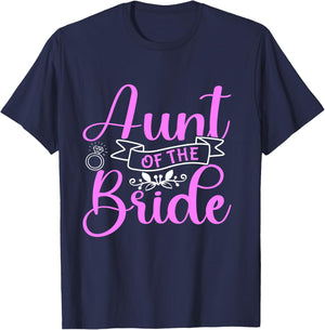 Aunt Of The Bride T-Shirt - T-Shirt | Navy
