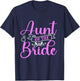 Aunt Of The Bride T-Shirt - T-Shirt | Navy