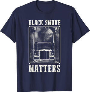 Super Trucker Big Rig Semi-Trailer Truck Driver T-Shirt - T-Shirt | Navy