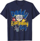 Daddy Of The Birthday Boy Father Gift Astronaut Birthday T-Shirt - T-Shirt | Navy
