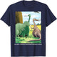The Real Reason Dinosaurs Became Extinct T-Shirt - T-Shirt | Navy