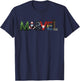 Marvel Avengers Character Text Portrait T-Shirt - T-Shirt | Navy