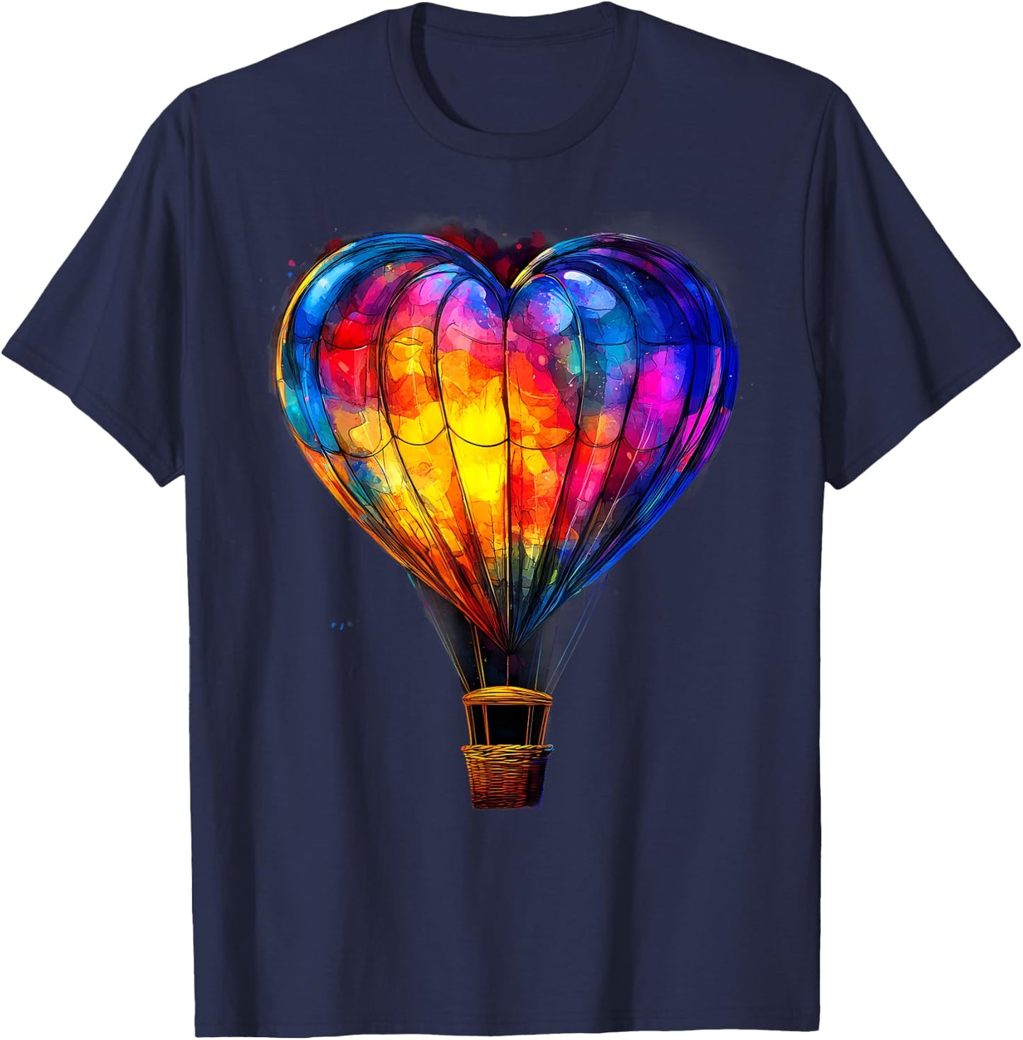 Hot Air Balloon Ride Festival Hot Air Ballooning T-Shirt - T-Shirt | Navy
