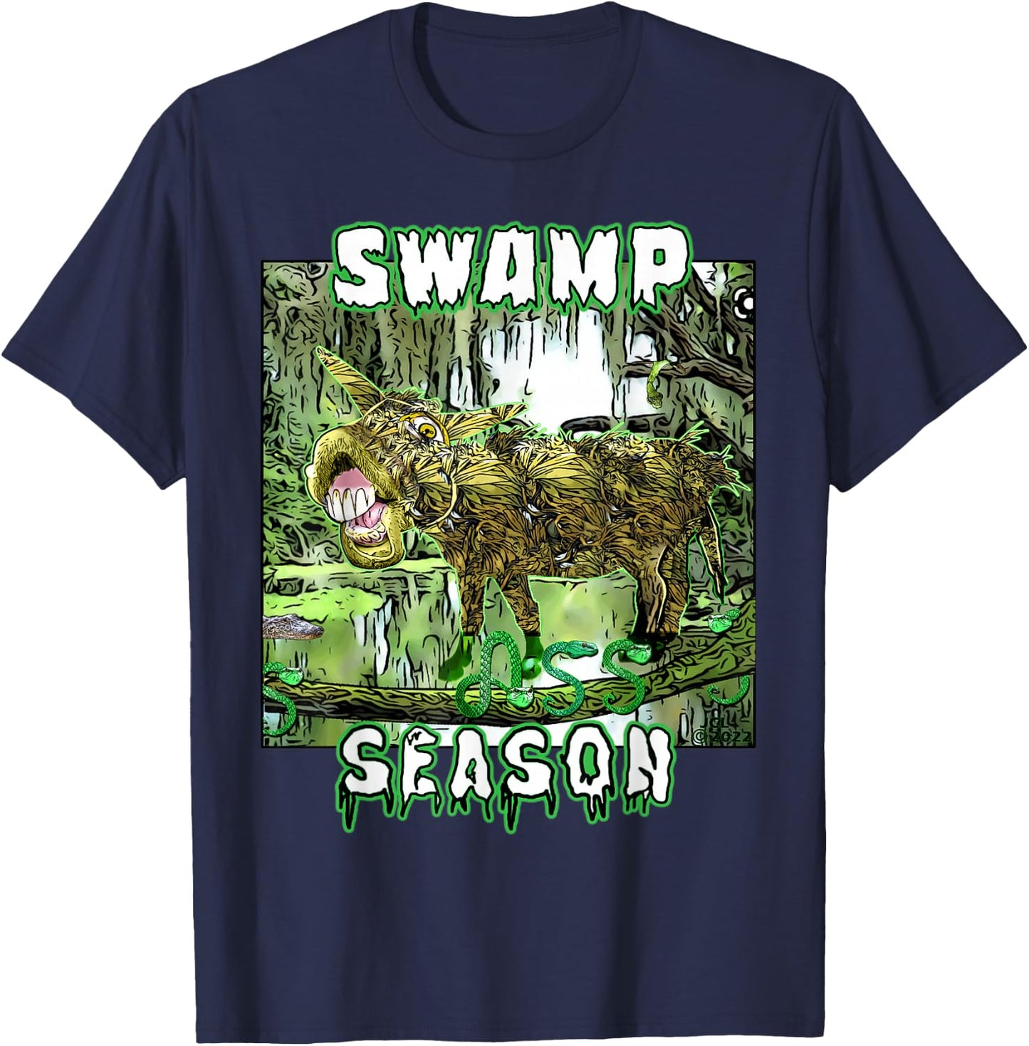 Swamp Ass T-Shirt - T-Shirt | Navy