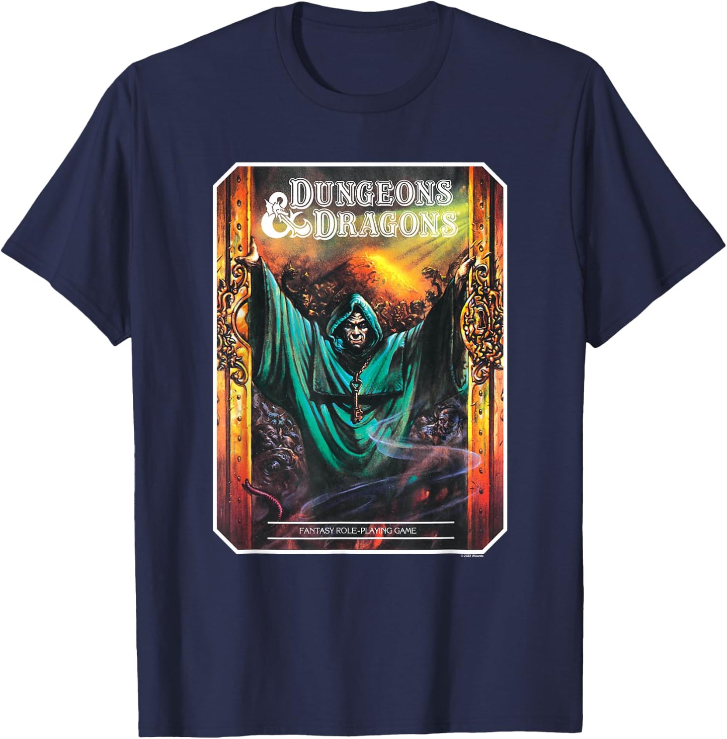 Dungeons & Dragons Vintage Dungeon Master's Guide T-Shirt - T-Shirt | Navy