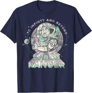 Disney Pixar Toy Story Buzz Lightyear Space Ranger Portrait T-Shirt - T-Shirt | Navy